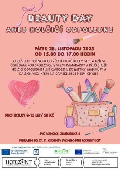 Plakát události Beauty day aneb Holčičí odpoledne