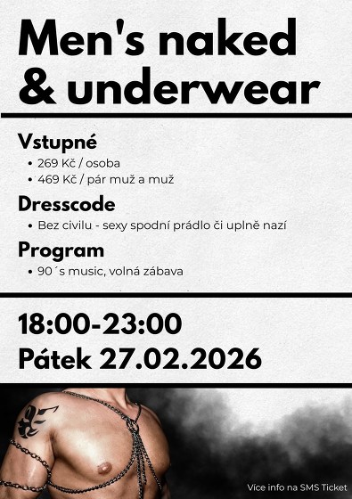 Plakát události Naked & underwear party