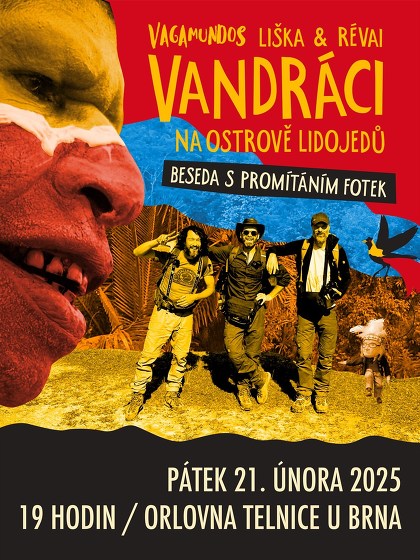 Plakát události Vandráci na ostrově lidojedů