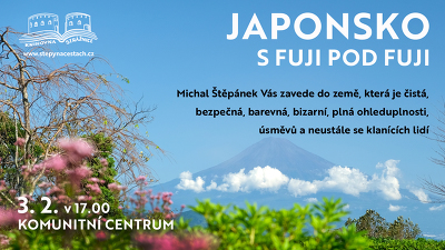 Plakát události Japonsko – s Fuji pod Fuji