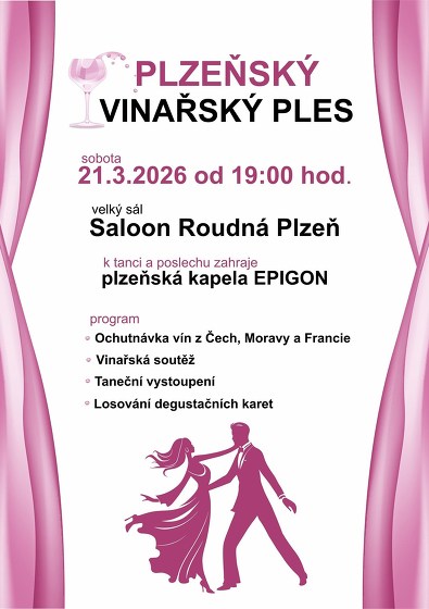 Plakát události Plzeňský vinařský ples
