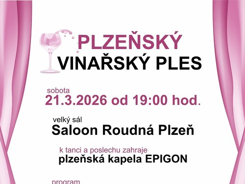 Plakát události Plzeňský vinařský ples