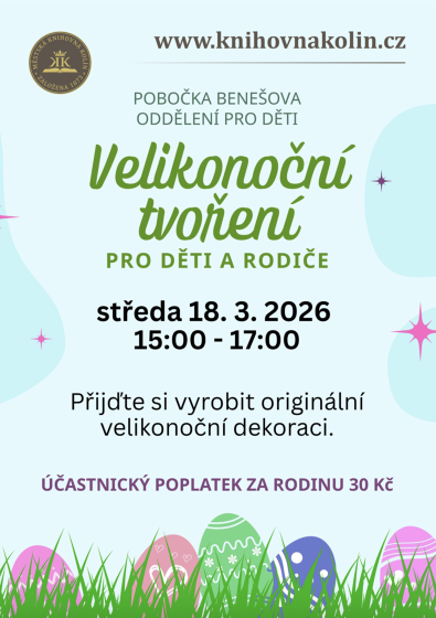 Plakát události Velikonoční tvoření