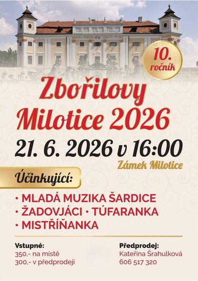 Plakát události Zbořilovy Milotice - 10. ročník