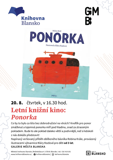 Plakát události Letní knižní kino: Ponorka