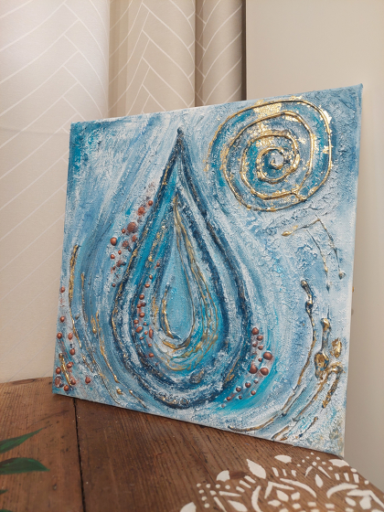 Plakát události Strukturální pasty na plátno | Kreativní workshop