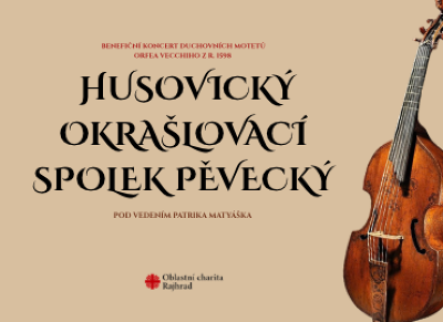 Plakát události Koncert Husovického okrašlovacího spolku pěveckého