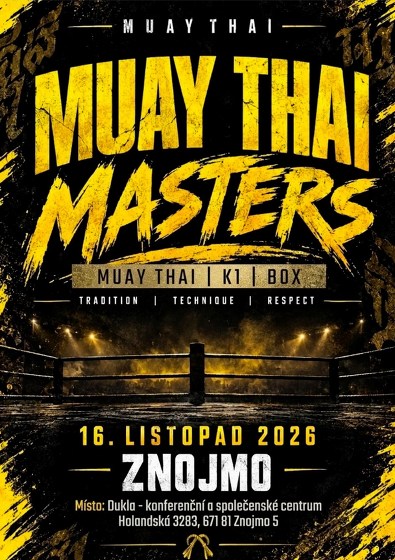 Plakát události Muay Thai Masters