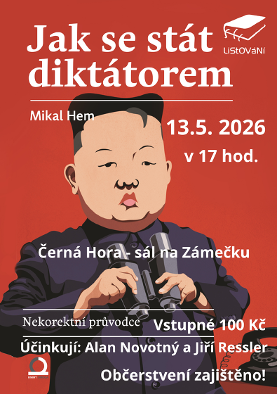 Plakát události Listování - Jak se stát diktátorem