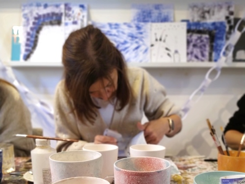 Plakát události Workshop / Dekorace porcelánu