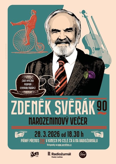 Plakát události Zdeněk Svěrák 90