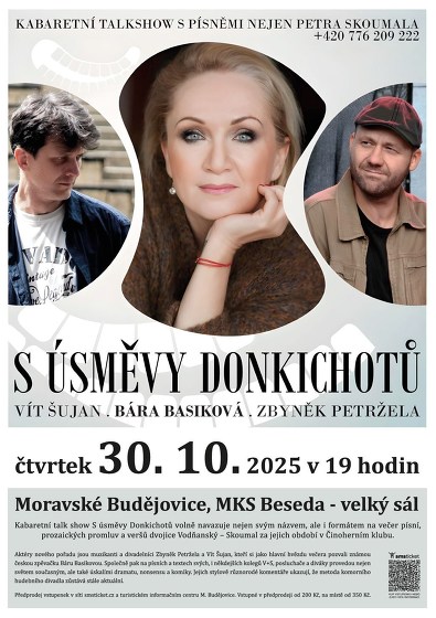 Plakát události Bára Basiková - S úsměvy Donkichotů