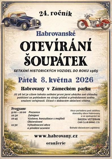 Plakát události Habrovanské otevírání šoupátek