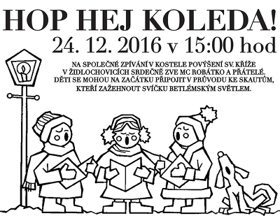 Plakát události Hop hej koleda!