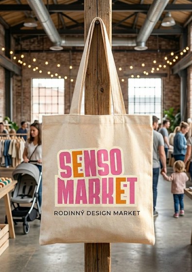 Plakát události Senso Market - Rodinný design market s doprovodným programem