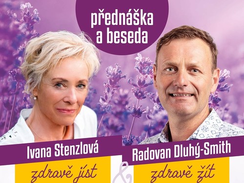 Plakát události Zdravě jíst, zdravě žít - Brno - Stenzlová, Dluhý-Smith