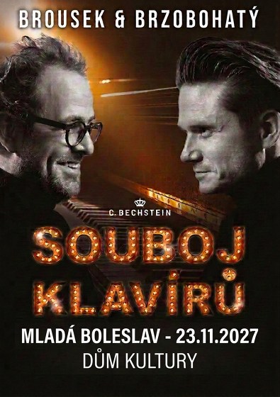 Plakát události Souboj Klavírů v Mladé Boleslavi