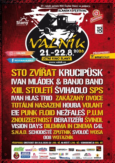 Plakát události Slánský festival VALNÍK