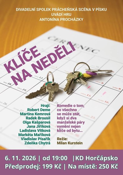 Plakát události Klíče na neděli