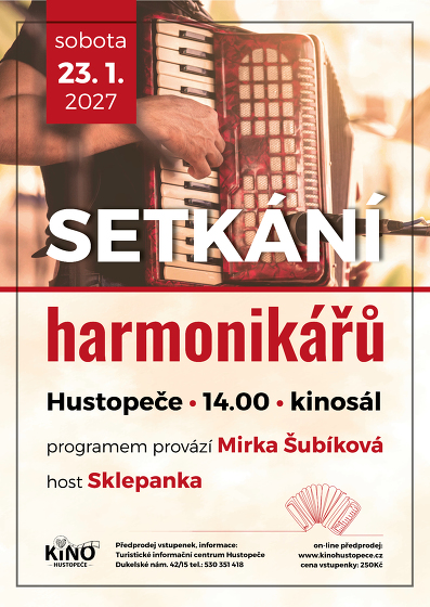 Plakát události Setkání harmonikářů