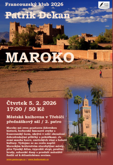 Plakát události Francouzský klub 2026 / Maroko / Patrik Dekan