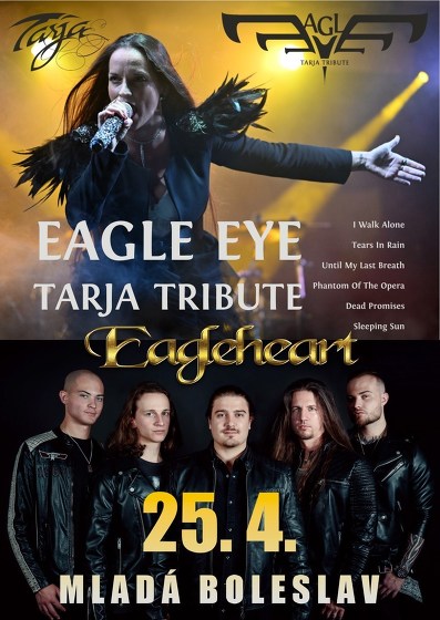 Plakát události Eagle Eye - Tarja Tribute & Eagleheart