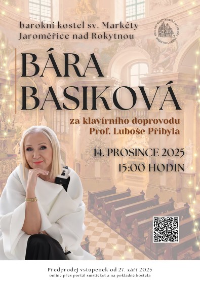 Plakát události Bára Basiková - komorní recitál s klavírem