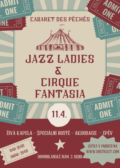 Plakát události JAZZ LADIES & CIRQUE FANTASIA