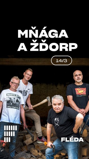 Plakát události Mňága a Žďorp