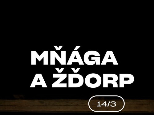 Plakát události Mňága a Žďorp