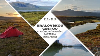Plakát události Královskou cestou divočinou švédského Laponska