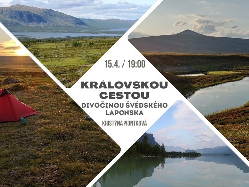 Plakát události Královskou cestou divočinou švédského Laponska