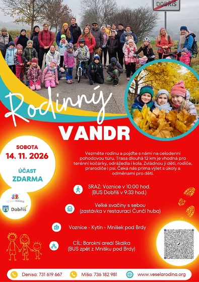 Plakát události Rodinný vandr