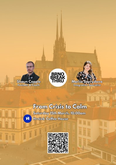 Plakát události From Crisis to Calm – How to Build Resilience as an Expat