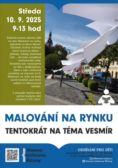 Plakát události Malování na rynku 2025