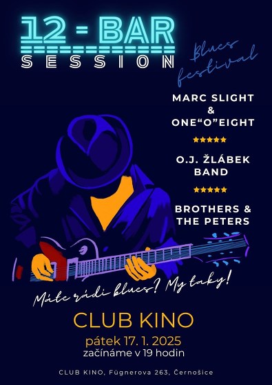 Plakát události 12-BAR SESSION 2025
