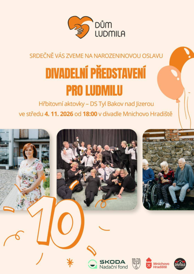 Plakát události Divadelní představení pro Ludmilu