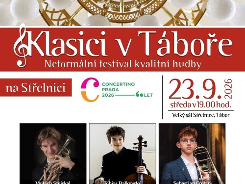 Plakát události Concertino Praga - Koncert laureátů soutěže