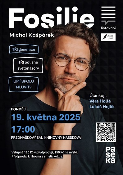 Plakát události LiStOVáNí / Michal Kašpárek: Fosilie