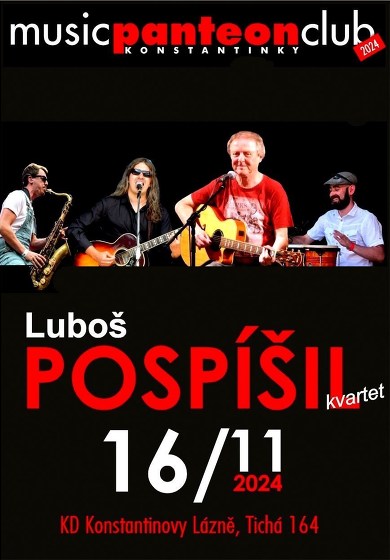 Plakát události LUBOŠ POSPÍŠIL kvartet