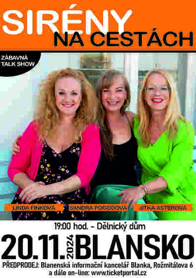 Plakát události Sirény na cestách