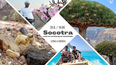 Plakát události Socotra - ostrov, na který sa nezabúda