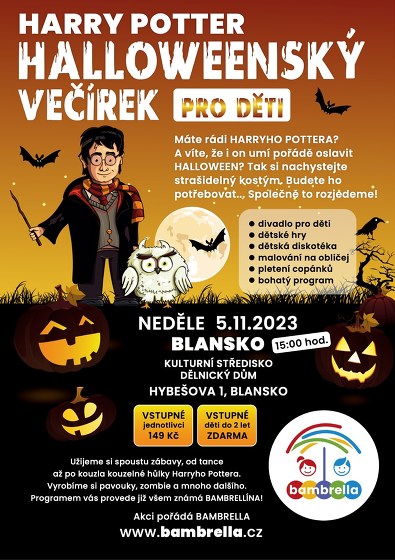 Plakát události Halloweenský večírek