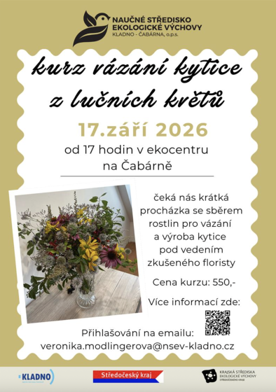 Plakát události Kurz vázání kytice z lučních květů
