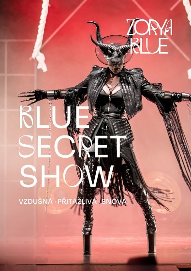 Plakát události Blue Secret Show: vzdušna, přitažlivá, snová