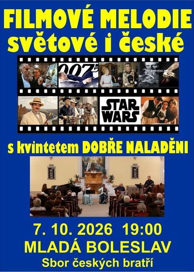 Plakát události Filmové melodie světové i české