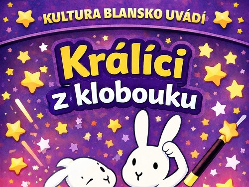 Plakát události Králíci z klobouku | Pohádka na Zahradě