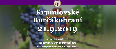 Plakát události VIII. Krumlovské burčákobraní