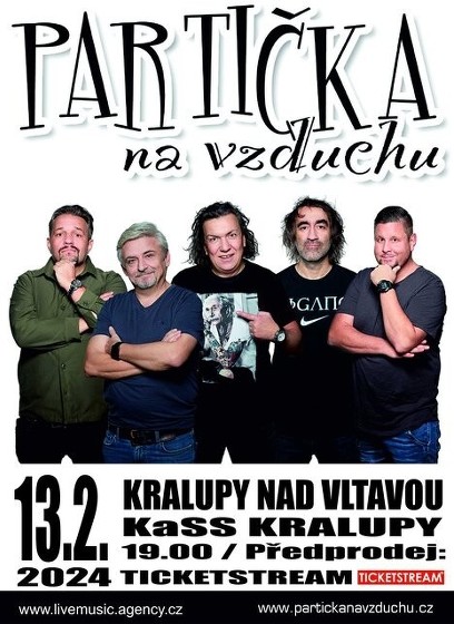 Plakát události Partička na vzduchu v KaSS Kralupy