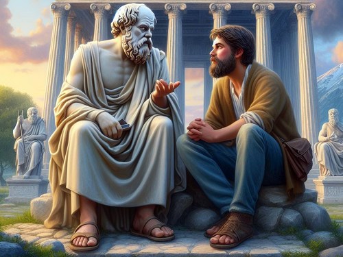 Plakát události Cesta srdce: Setkání s Buddhou a Sokratem